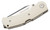 Viper Turn Essential Ivory Folding Knife 3.23in Satin Clip Point Blade