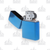 Zippo Lighter Blue High Polish 11