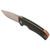 SOG Tellus FLK Folding Knife Olive Drab 3.65in Stonewash Blade