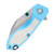 Rough Ryder Tattoo Series Design Your Own Folding Knife Kit (Blue Aluminum)
