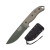 ESEE 5S Fixed Blade Knife 5.25in Partially Serrated Tan Micarta ESEE5SOD