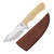 Chipaway Cutlery The Chief Fixed Blade Hunting Knife Natural Bone 4.5 Inch Plain