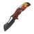 Frost Assisted Pakkawood Linerlock Bear FRFC139B
