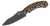 Southern Grind Jackal Black/Tan 4.75in Black Drop Point Fixed Blade