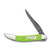 Case Florescent Green Synthetic Small Texas Toothpick Folding Knife