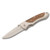 Zebra Wood Linerlock Folding Knife