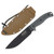 ESEE 6P Black Blade Gray Micarta Handles Tan Sheath ESEE6P