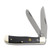 Frost Cutlery Steel Warrior Black Smooth Bone Trapper FRSW108CBSB