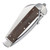 Rough Ryder Marlin Spike Folding Knife Brown Micarta Back Closed