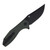 We/Civivi Odd 22 Green Canvas Micarta Handle Black Stonewashed 14C28N Blade