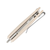 Civivi Ki-V Ivory 2.52IN PLAIN Silver Bead Blasted REVERSE TANTO