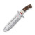 American Hunter Blood Groove Bowie Knife Wood and Bone 8.25” Blade