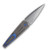 Medford Nosferatu OTS Automatic Knife Blue Bronze - 3.5in Tumbled Spear Point Plain