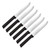 Rada Cutlery Steak Knife Set of 6 – USA Made – Black RG206