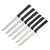 Rada Cutlery Steak Knife Set of 6 – USA Made – Black RG206