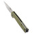 OG Terminus SJ OD Green 2.9in Stonewash Clip Point Folding Knife