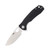 Honey Badger Medium Folding Knife Drop Point Black Handle With Choil