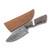 Szco Hunter with Walnut Handles and Damascus Steel 3.688" Wide Drop Point Plain Edge Blades Model DM-1126