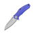 Kershaw Natrix Folding Knife Blue 3.25in Plain Stonewash Spear Point 1