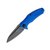 Kershaw Natrix Folding Knife Blue 3.25in Plain Blackwash Spear Point 1