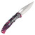 Bear Edge Folding Knife Pink Camo 3.25in Plain Drop Point
