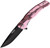 Bear & Son Brisk 2.0 Spring-Assisted Framelock Folding Knife (Real Tree Edge Pink Camo)