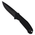 Bear & Son Bold Action V 5" Out-The-Side Automatic Knife (Black)