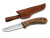 Beavercraft Bushcraft Full Tang Walnut Fixed Blade Knife