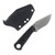 Boker Plus Mikri Fixed Blade Knife 3.11in Plain Edge Red G10 BK02BO088