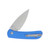 CIVIVI Qubit Folding Knife Blue 2.98 Inch Plain Satin Drop Point 4