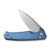 CIVIVI Altus Folding Knife Blue 2.97 Inch Plain Stonewash Drop Point