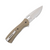 Buck Vantage Force Flipper Knife OD Green Scales 3.25in Drop Point