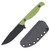 Toor Knives Mutiny Fixed Blade Knife (Black | Sea Green)