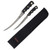 FISHERMANS COMBO SUREGRIP TWO KNIVES AND BLACK SHEATH SOFT CASE