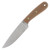 Battle Horse Knives Highlander (01 Steel  Flat Grind  Natural Micarta Handle)