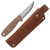 Battle Horse Knives Sisu Fixed Blade Knife Natural Scandi Grind/Natural Micarta BHK051