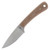 Battle Horse Knives Frontier Valley Fixed Blade Knife (01 Steel  Flat Grind  Natural Micarta)