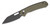 CJRB Pyrite-Alt Folding knife Black Blade Green Handle