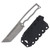 HalfBreed Blades Compact Field Knife Fixed 4.01in N690 SW Tanto Blade