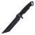 Halfbreed Blades Medium Infantry Knife (K340 Steel Black Teflon Coated Blade/Black G10/Black Kydex)