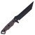 Halfbreed Blades Medium Infantry Knife (K340 ISODUR Steel Black Teflon Coated Blade/Dark Earth G10/Black Kydex)