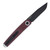 Kizer Squidward Jens Anso Design Folding Knife Red Richlite 2.81in
