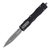 Microtech Dirac Delta Out-The-Front Automatic Knife (F/S Apocalyptic D/E | Black)