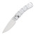 Piranha X Out-The-Side Automatic Knife (Mirror Finish | Silver Aluminum)