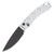 Piranha X Out-The-Side Automatic Knife (Black | Silver Aluminum)