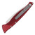 Piranha DNA Out-the-Side Automatic Knife (Mirror Polished | Red Aluminum)