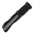 Piranha 21 Out-The-Side Automatic Knife (Mirror Finish | Black Aluminum)