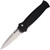 Piranha Bodyguard Out-the-Side Automatic Knife (Stonewash Spear Point S30V  Sculpted Black Aluminum)