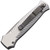 Piranha Mini-Guard Out-the-Side Automatic Knife (Stonewash  Silver Aluminum)