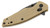 Bear & Son Bear Ops Slidelock Serrated Folding Knife (Desert Sand)